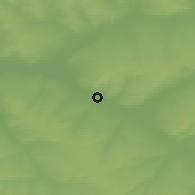 Shaded relief of the 49 km around Sorochinsk, drawn from the GMTED2010 grid