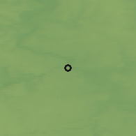 Shaded relief of the 44 km around Sosnogorsk, drawn from the GMTED2010 grid