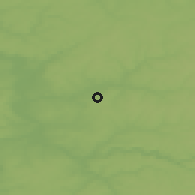Shaded relief of the 48 km around Suvorov, drawn from the GMTED2010 grid
