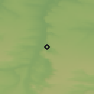 Shaded relief of the 51 km around Svetlograd, drawn from the GMTED2010 grid