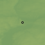 Shaded relief of the 45 km around Syktyvkar, drawn from the GMTED2010 grid