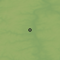 Shaded relief of the 48 km around Belyov, drawn from the GMTED2010 grid