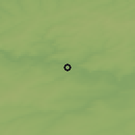 Shaded relief of the 47 km around Toguchin, drawn from the GMTED2010 grid