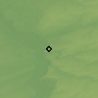 Shaded relief of the 47 km around Tomsk, drawn from the GMTED2010 grid