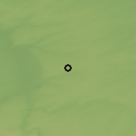Shaded relief of the 47 km around Topki, drawn from the GMTED2010 grid