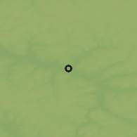 Shaded relief of the 48 km around Tula, drawn from the GMTED2010 grid