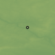 Shaded relief of the 46 km around Tutayev, drawn from the GMTED2010 grid