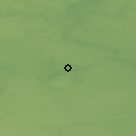 Shaded relief of the 44 km around Ukhta, drawn from the GMTED2010 grid