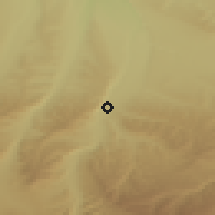 Shaded relief of the 52 km around Ust-Dzheguta, drawn from the GMTED2010 grid