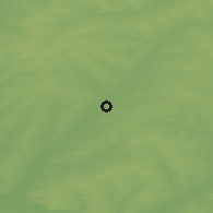 Shaded relief of the 47 km around Uva, drawn from the GMTED2010 grid