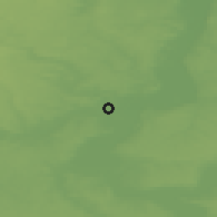 Shaded relief of the 45 km around Velikiy Ustyug, drawn from the GMTED2010 grid