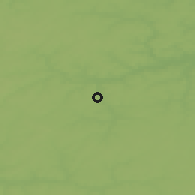 Shaded relief of the 48 km around Venyov, drawn from the GMTED2010 grid