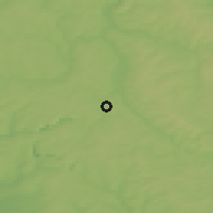 Shaded relief of the 47 km around Beryozovskiy, drawn from the GMTED2010 grid