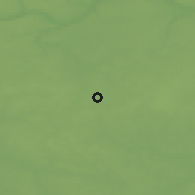 Shaded relief of the 47 km around Vichuga, drawn from the GMTED2010 grid