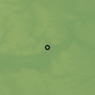 Shaded relief of the 47 km around Vladimir, drawn from the GMTED2010 grid