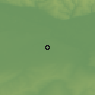 Shaded relief of the 48 km around Bezenchuk, drawn from the GMTED2010 grid