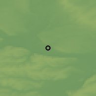 Shaded relief of the 47 km around Volzhsk, drawn from the GMTED2010 grid