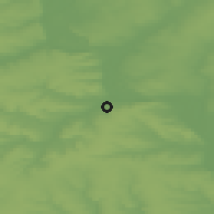 Shaded relief of the 47 km around Vyatskiye Polyany, drawn from the GMTED2010 grid
