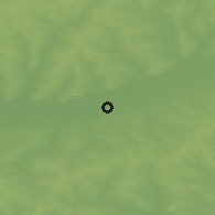 Shaded relief of the 47 km around Yanaul, drawn from the GMTED2010 grid