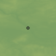 Shaded relief of the 46 km around Yaroslavl, drawn from the GMTED2010 grid