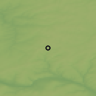 Shaded relief of the 47 km around Yashkino, drawn from the GMTED2010 grid
