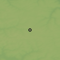 Shaded relief of the 48 km around Yasnogorsk, drawn from the GMTED2010 grid