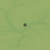Shaded relief of the 48 km around Yefremov, drawn from the GMTED2010 grid