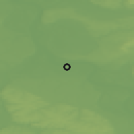 Shaded relief of the 46 km around Yeniseysk, drawn from the GMTED2010 grid
