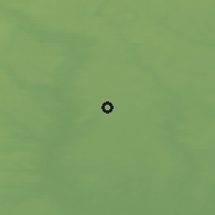 Shaded relief of the 45 km around Yugorsk, drawn from the GMTED2010 grid