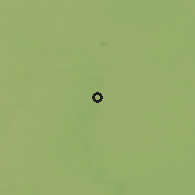 Shaded relief of the 48 km around Yuzhnouralsk, drawn from the GMTED2010 grid