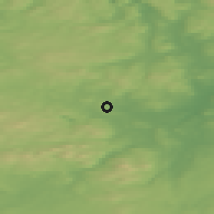 Shaded relief of the 41 km around Zapolyarnyy, drawn from the GMTED2010 grid