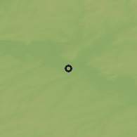Shaded relief of the 48 km around Zarinsk, drawn from the GMTED2010 grid
