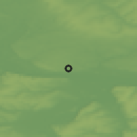 Shaded relief of the 47 km around Zelenodolsk, drawn from the GMTED2010 grid