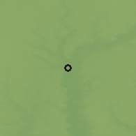 Shaded relief of the 49 km around Zherdevka, drawn from the GMTED2010 grid
