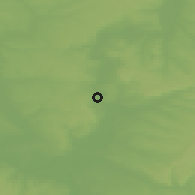 Shaded relief of the 49 km around Zhirnovsk, drawn from the GMTED2010 grid