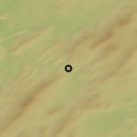 Shaded relief of the 47 km around Zlatoust, drawn from the GMTED2010 grid