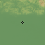 Shaded relief of the 58 km around Dhobaura, drawn from the GMTED2010 grid