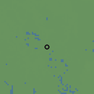 Shaded relief of the 58 km around Assasuni, drawn from the GMTED2010 grid