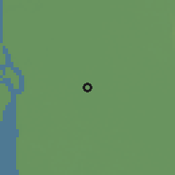 Shaded relief of the 58 km around Hajiganj, drawn from the GMTED2010 grid