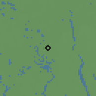 Shaded relief of the 58 km around Koyra, drawn from the GMTED2010 grid