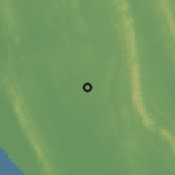 Shaded relief of the 58 km around Manikchhari, drawn from the GMTED2010 grid