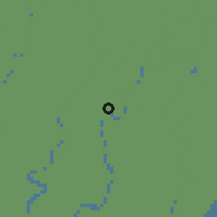 Shaded relief of the 58 km around Mirzaganj, drawn from the GMTED2010 grid