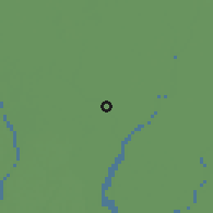Shaded relief of the 58 km around Morrelganj, drawn from the GMTED2010 grid