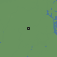 Shaded relief of the 58 km around Nalchiti, drawn from the GMTED2010 grid
