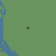 Shaded relief of the 58 km around Ramganj, drawn from the GMTED2010 grid