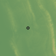 Shaded relief of the 58 km around Rāmgarh, drawn from the GMTED2010 grid