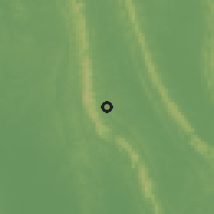 Shaded relief of the 58 km around Rāngāmātī, drawn from the GMTED2010 grid