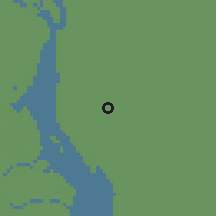 Shaded relief of the 58 km around Rāypūr, drawn from the GMTED2010 grid