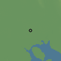 Shaded relief of the 58 km around Bashurhat, drawn from the GMTED2010 grid