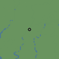Shaded relief of the 58 km around Betagi, drawn from the GMTED2010 grid